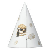 S'more Campfire 1e verjaardagsfeest Feesthoedjes (Achterkant)