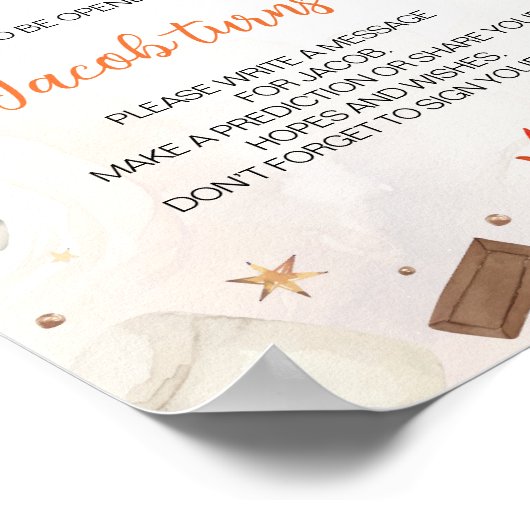 S'more Campfire Fête Time Capsule Poster (Coin)