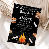 S'more Camping Bonfire Invitation d'anniversaire