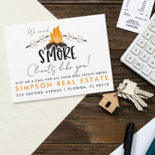 S'more Clients faire-part immobilier Carte postale