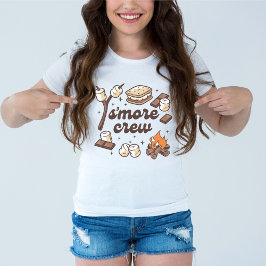 S'more Crew Camping Lover Youth Tshirt