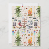 S'more de plaisir | Invitation d'anniversaire de f (Dos)