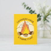 S'more Fun Briefkaart (Staand voorkant)