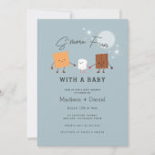 S'more Fun Campfire Baby shower Invitation (Devant)