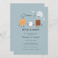 S'more Fun Campfire Baby shower Invitation
