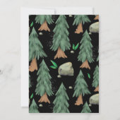 S'more Fun | Camping Birthday Party Kaart (Achterkant)