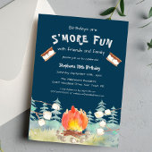 S'more Fun Camping Invitation Anniversaire