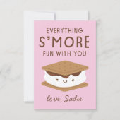 S'more fun classe valentine carte de remerciements (Devant)