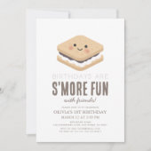 S'more Fun Kawaii 1e verjaardag Kaart (Voorkant)