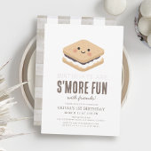 S'more Fun Kawaii 1e verjaardag Kaart