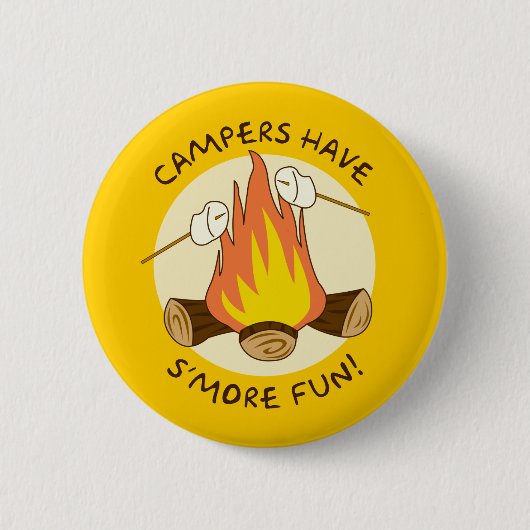 S'more Fun Ronde Button 5,7 Cm (Voorkant)