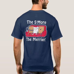 S'more Funny Cartoon eten tijdens de kerstdagen T-shirt