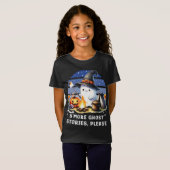 Smore Ghost Stories Please Funny Halloween Camping T-shirt (Voorkant volledig)
