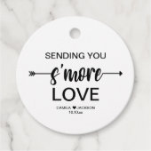 S'more liefde Bruiloft Bedankjes Labels (Voorkant)