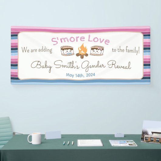 S'more Liefde geslacht onthullen Banner (Beurs)