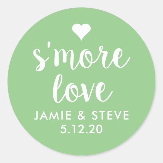S'more Love Stickers, Stickers Smore Favoriser (Devant)
