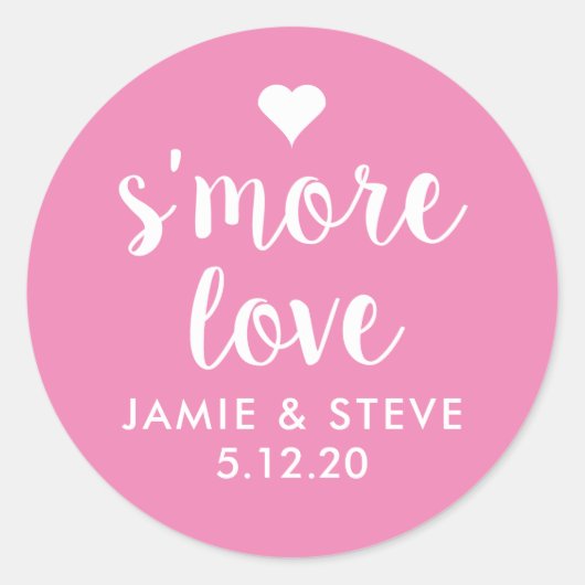 S'more Love Stickers, Stickers Smore Favoriser (Devant)