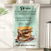 S'more Recept gepersonaliseerd Theedoek