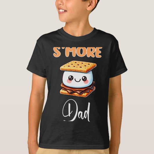 S'more Shirt Funny S'mores Dad S'mores Father Smor (Voorkant)