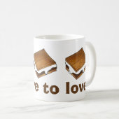 S'more To Love Campfire S'mores Foodie Camp Mug (Devant droit)