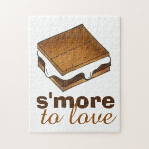 S'more to Love Chocolate Marshmallow Camp Smores Legpuzzel
