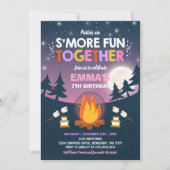 S'mores Anniversaire Invitation S'mores Bonfire Pa (Devant)