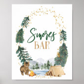 S'more's Bar Feestbord Bord Poster (Voorkant)