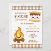 Smores Birthday Uitnodiging (Voorkant)