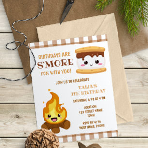 Smores Birthday Uitnodiging