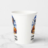 Smores Boos Spooky Crew Camping Ghost Halloween Papieren Bekers (Rechts)