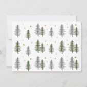 S'mores Campfire Greenery Birthday Bedankt (Achterkant)