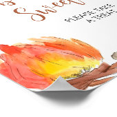 S'mores Camping Baby shower Baby's zijn zoet Poster (Hoek)