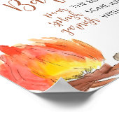 S'mores Camping Baby shower Moeder Osa Bar Poster (Hoek)