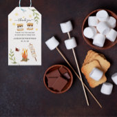 S'mores Camping Campfire Greenery Cadeaulabel