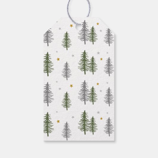 S'mores Camping Campfire groen Verjaardag Cadeaulabel (Achterkant)