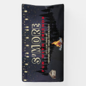 S'mores Fun Bonfire Achtertuin Cookout Friendsgivi Spandoek (Verticaal)