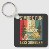 S'mores Fun Minder Zonnebrand Funny Buiten Sleutelhanger (Voorkant)