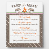 S'Mores gender onthullen baby shower vreugdevuur m Fotoplaat (Voorkant)