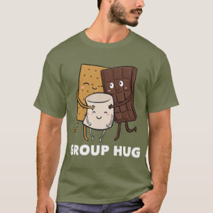 Smores Group Hug Marshmallow Chocolate T-shirt