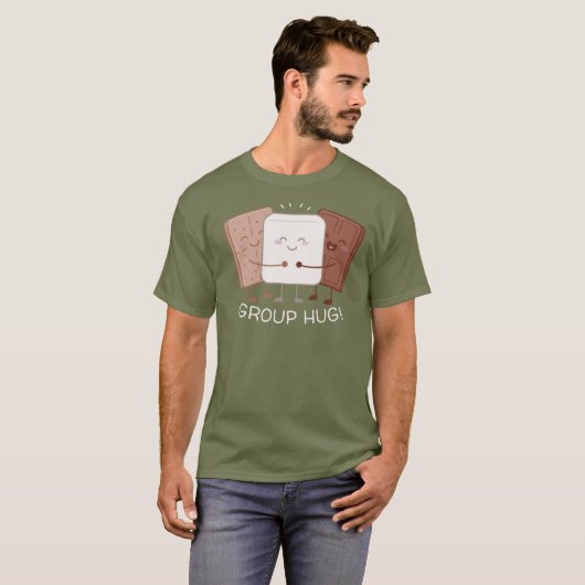 S'mores Group Hug T-shirt (Voorkant volledig)