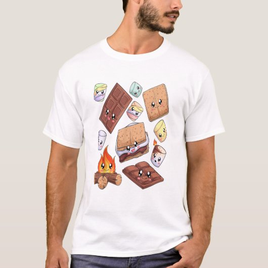 Smores Halloween Costume Group T-shirt (Voorkant)