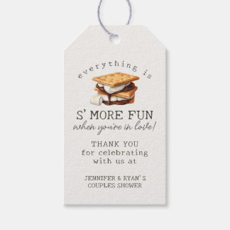 S'mores Herfst Bonfire Outdoor Couples Douche guns Cadeaulabel