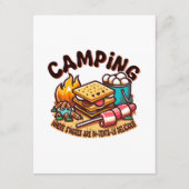 s'mores kamp informatiekaartje (Voorkant)