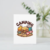 s'mores kamp informatiekaartje (Staand voorkant)