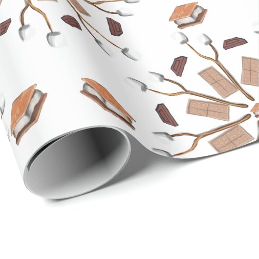 S'mores Mandala Pattern Cadeaupapier (Rol Hoek)