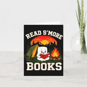 S'mores marshmallow lezen kampvuur kaart