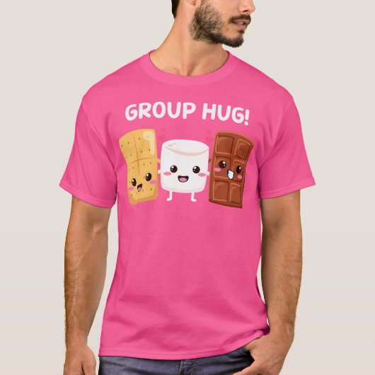 S'Mores Marshmallows Funny Smores Camping Group Hu T-shirt (Voorkant)