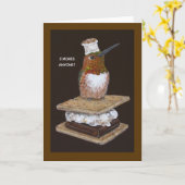 S'mores n'importe qui avec une carte de colibri (Fleur jaune)