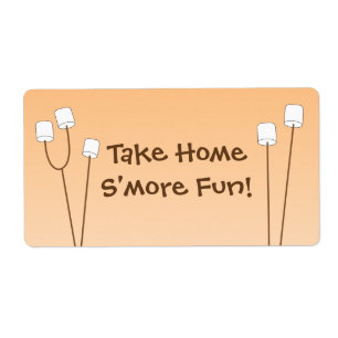 S'mores party gunt label