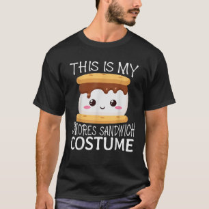 Smores Sandwich Grote Camping Kawaii Halloween Gro T-shirt